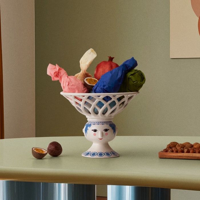 Bjørn Wiinblad Dora Fruit Bowl — Blue