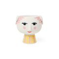 Bjørn Wiinblad Eva Flower Pot on Base — Pink/Yellow