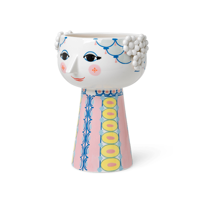 Bjørn Wiinblad Eva Vase — Pink/Blue