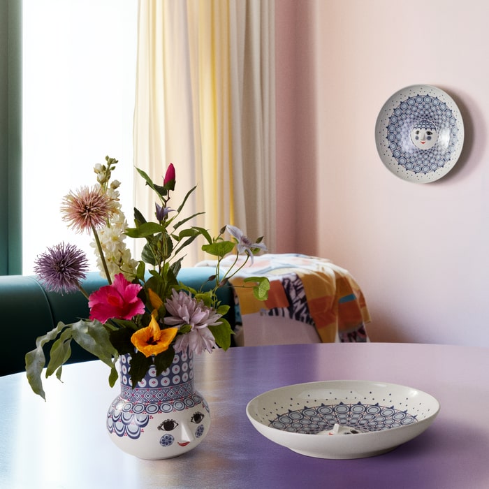 Bjørn Wiinblad Olga Dish — Blue