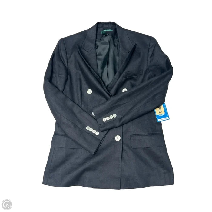 Blazer By Lauren By Ralph Lauren In Black, Size: M