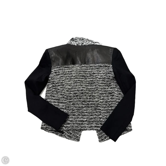 Blazer Designer By Alice + Olivia In Black & White, Size: S