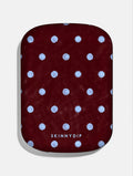 Blue and Brown Painted Polka Dot Portable Magsafe Charger Portable Chargers Skinnydip London