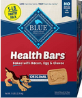 BLUE Buffalo Health Bars Crunchy Dog Treat Biscuits, Bacon, Egg & Cheese (5 lbs.) - Eshop House LLC