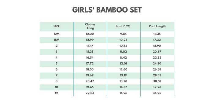 Blue frozen character bamboo pajama set