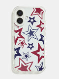 Blue & Red Shock iPhone Case Phone Cases Skinnydip London
