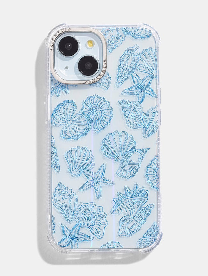 Blue Shells Shock iPhone Case Phone Cases Skinnydip London