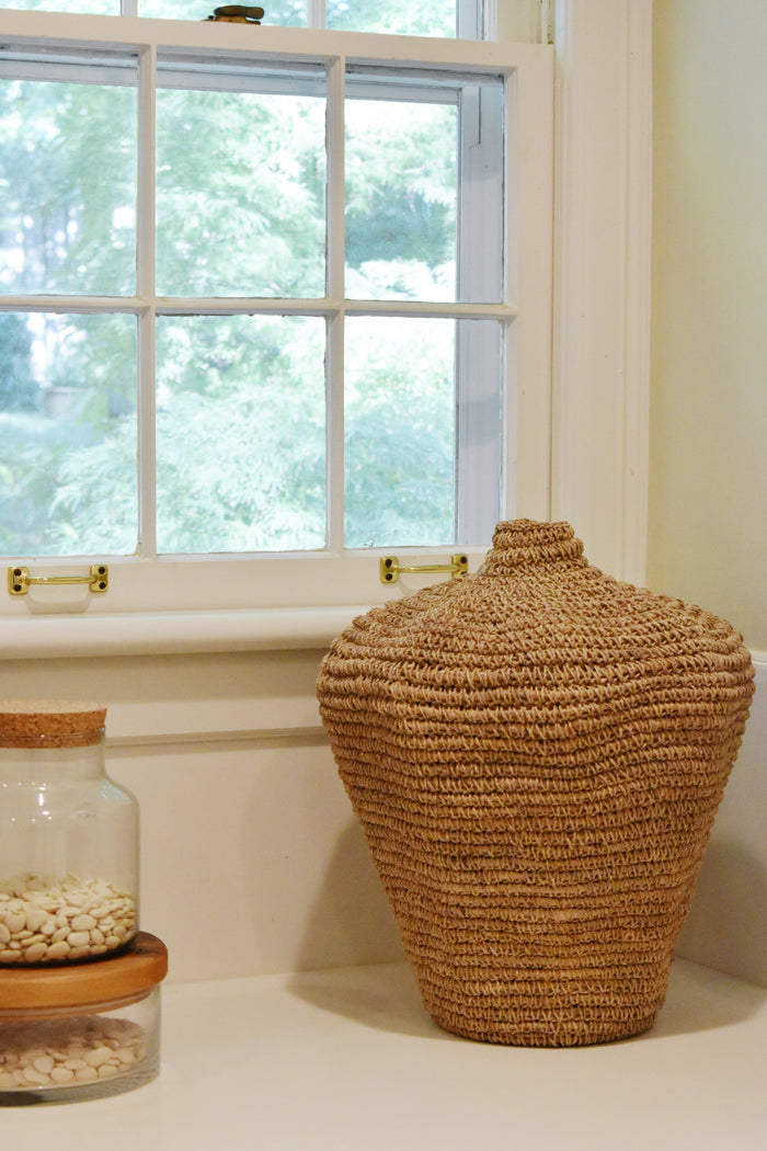 Bodhi Basket-Natural Banana Leaf