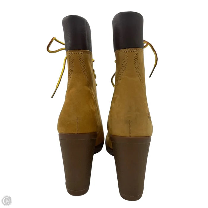 Boots Ankle Heels By Timberland In Brown, Size: 7