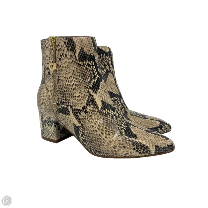 Boots Designer By Cole-Haan In Snakeskin Print, Size: 5.5