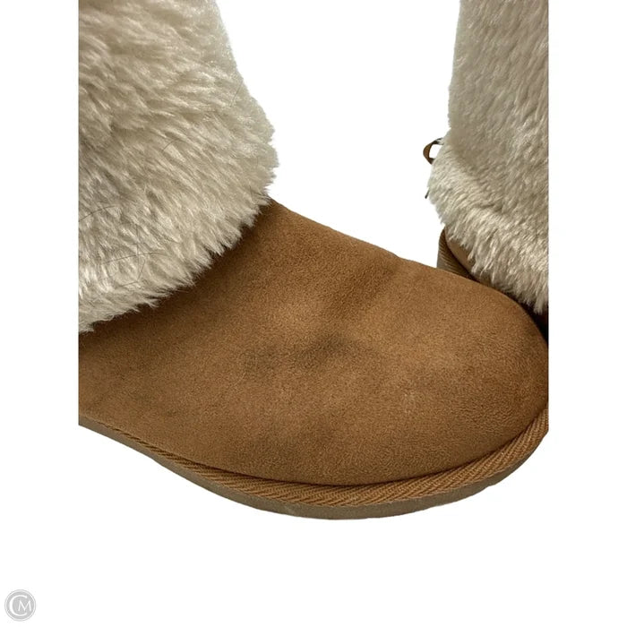 Boots Faux Furr By Makalu In Brown, Size: 7.5