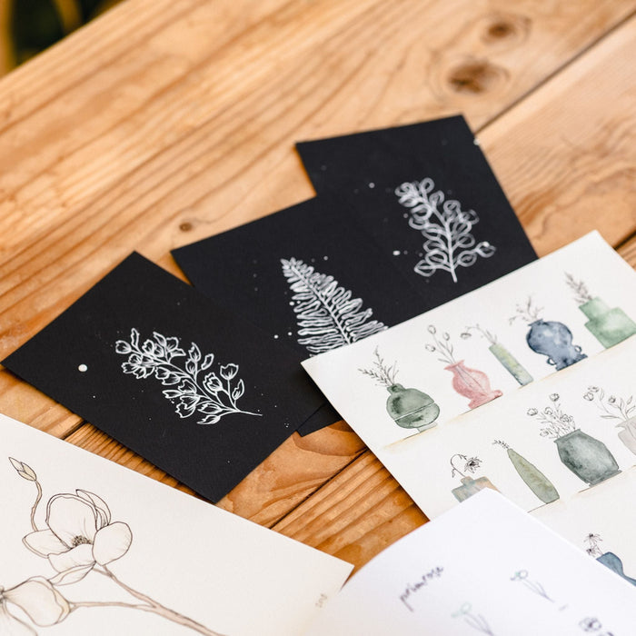 Botanical Line Drawing by Peggy Dean | The Pigeon Letters