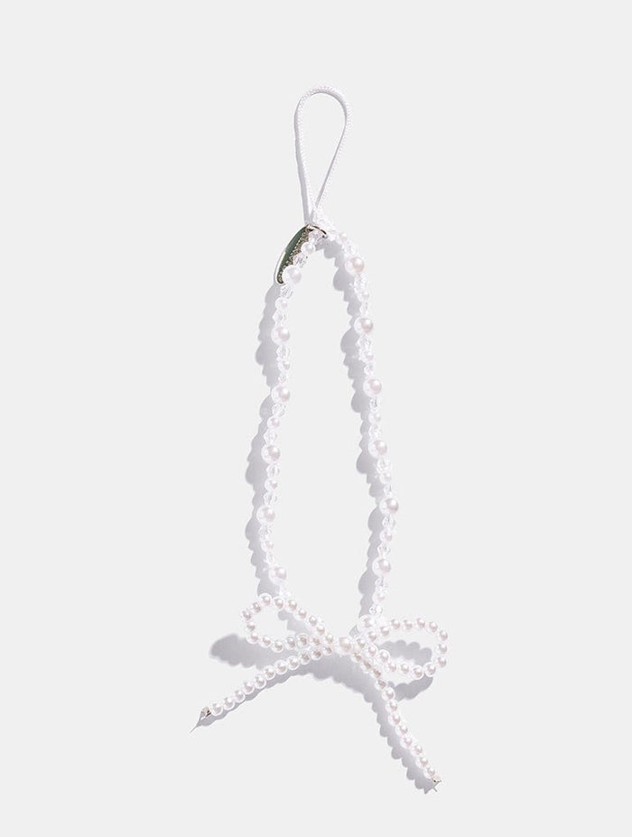 Bow Pearl Beaded Strap Phone Grips Skinnydip London