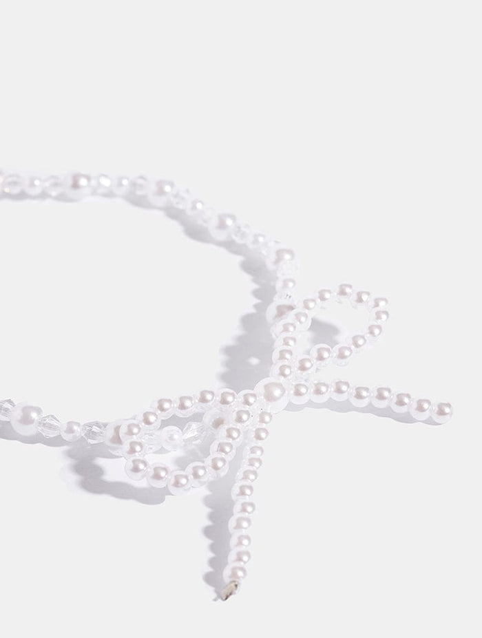 Bow Pearl Beaded Strap Phone Grips Skinnydip London