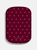 Burgundy Mini Dots Portable Magsafe Charger Portable Chargers Skinnydip London