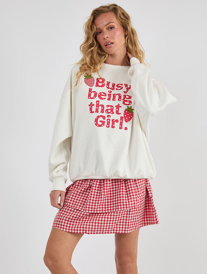 Busy Being That Girl Sweatshirt Hoodies & Sweatshirts Skinnydip London
