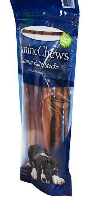 Canine Chews Natural 12" Bully Sticks Dog Treats, Beef Flavor (12 sticks) - Eshop House LLC