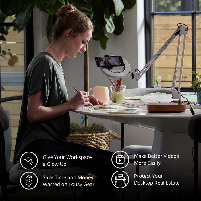 Canvas Creator Lamp + Phone Holder