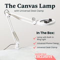 White / w/ Universal Desk Clamp