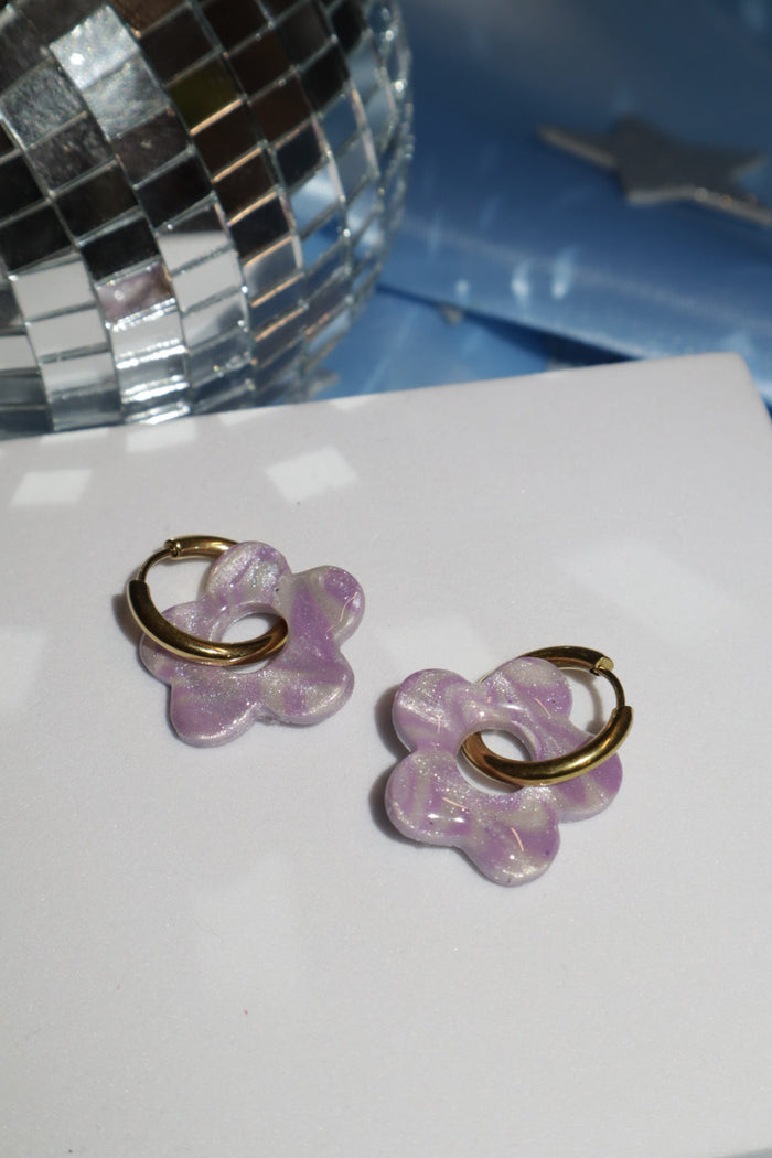 Celestial Flower Hoops | Yuuka Universe