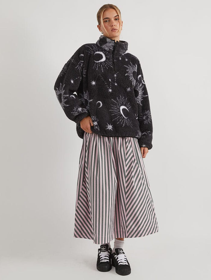 Celestial Longline Fleece Coats & Jackets Skinnydip London
