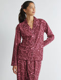 Celestial Pyjama Set in Red Lingerie & Nightwear Skinnydip London