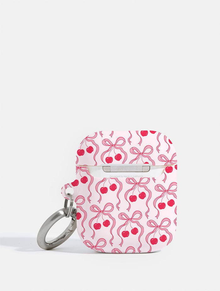Cherry Ribbon Bow AirPods Case AirPods Cases Skinnydip London