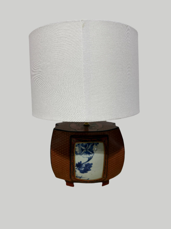 Chinese Lacquer Lamp