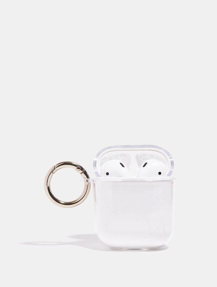 Personalised Clear AirPods Case AirPods Cases Skinnydip London