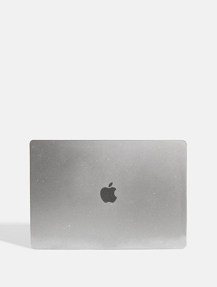 Clear Glitter Transparent MacBook Case Laptop Cases Skinnydip London