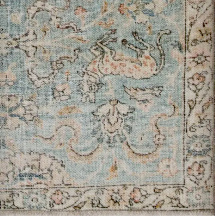 Cloud Blue Pear Sorbet Boheme Stag 2’6x8