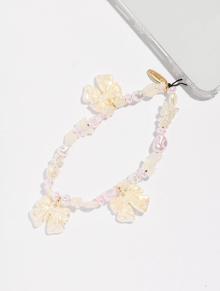 Coquette Pearl Beaded Strap Phone Grips Skinnydip London