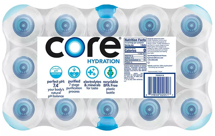 CORE Hydration Nutrient Enhanced Water (23.9 fl. oz., 15 pk.) - Eshop House LLC