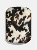 Cow Print Brown and Black Portable Magsafe Charger Portable Chargers Skinnydip London