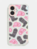 Cowboy Hat & Boots Shock iPhone Case Phone Cases Skinnydip London