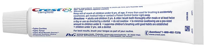 Crest Complete + Scope Outlast Ultra Toothpaste (6.3 oz., 5 pk.)