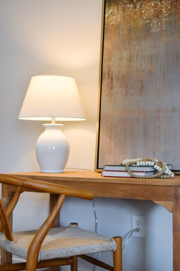 Curvaceous Rounded Ceramic Lamp