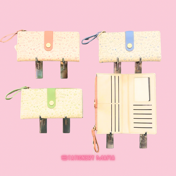 Cute Cat Long Wallet