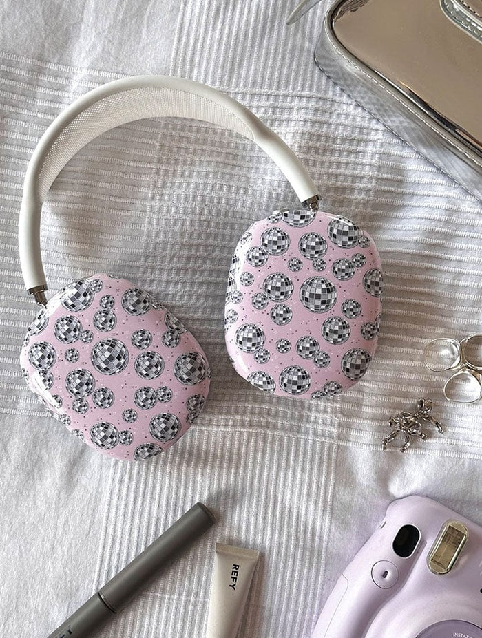 Disco Ball Repeat AirPods Max Case in Gloss AirPods Cases Skinnydip London