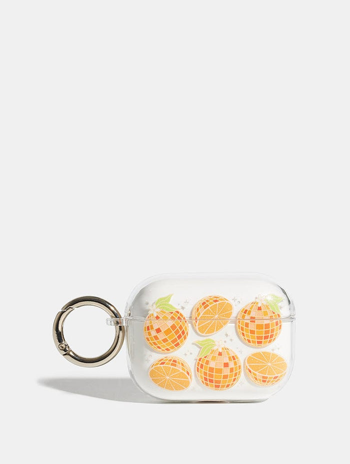 Disco Orange AirPods Case AirPods Cases Skinnydip London