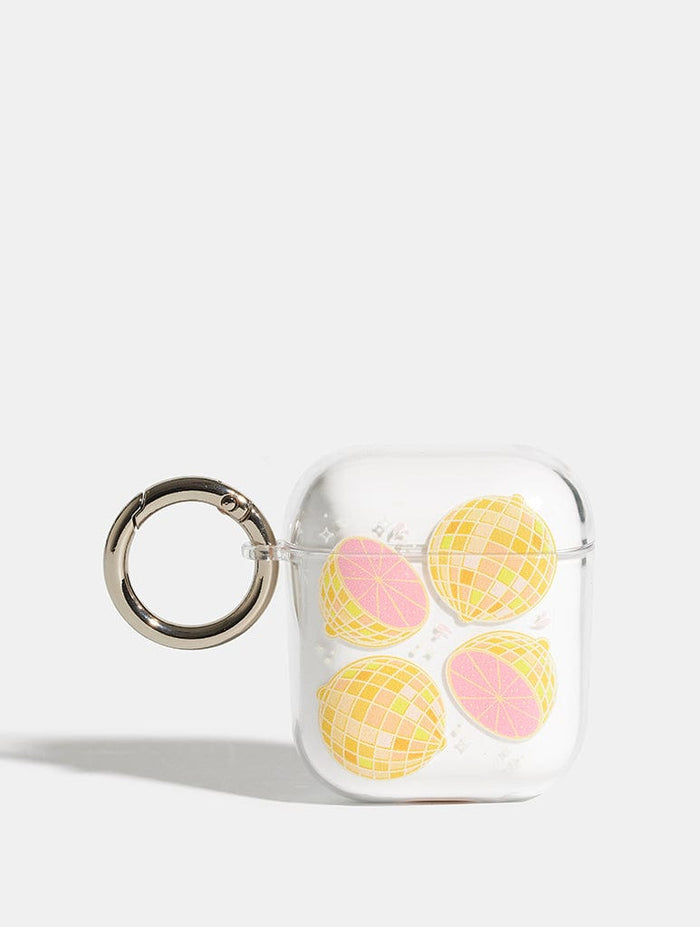 Disco Pink Grapefruit AirPods Case AirPods Cases Skinnydip London