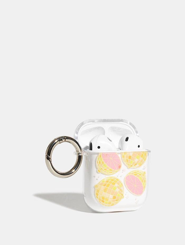 Disco Pink Grapefruit AirPods Case AirPods Cases Skinnydip London