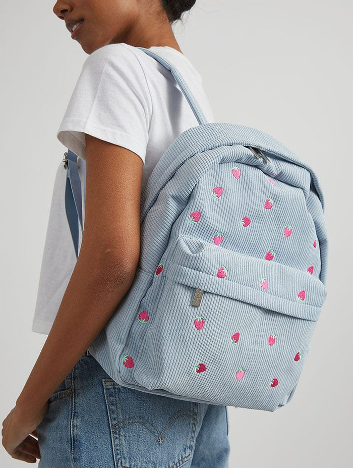 Ditsy Strawberry Backpack Bags Skinnydip London