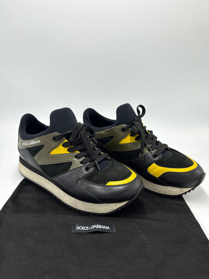 Dolce And Gabbana Daymaster Luxury Designer Trainer Shoes, Size: 8.5