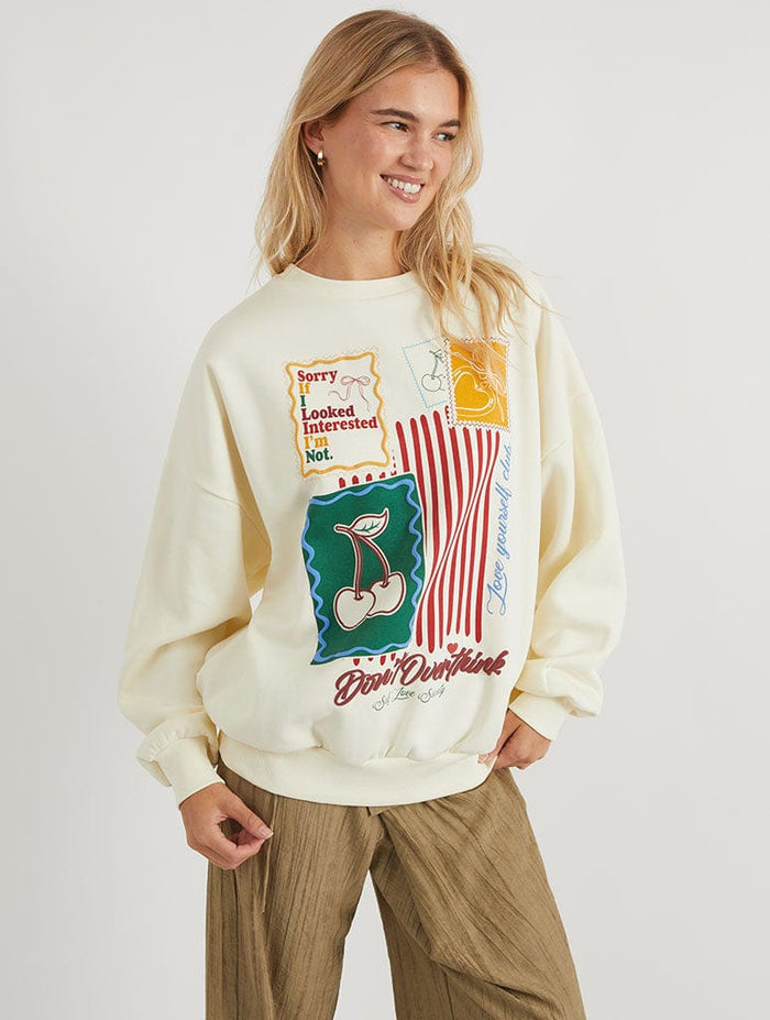 Dont Overthink Sweatshirt Hoodies & Sweatshirts Skinnydip London