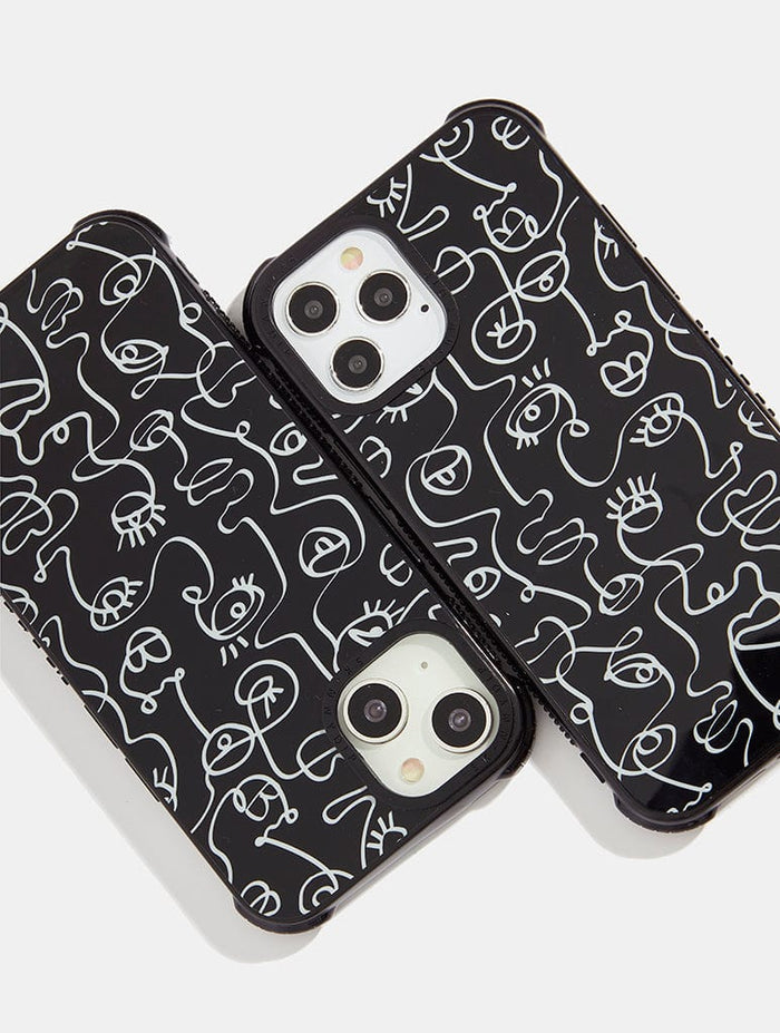 Doodle Face Shock iPhone Case Phone Cases Skinnydip London