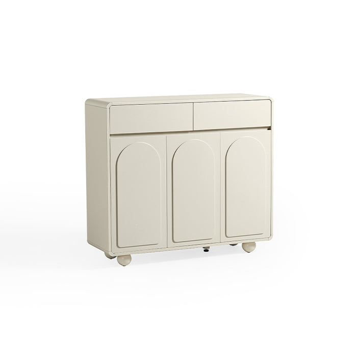 Dorothy Three-Door/Four-Door Shoe Cabinet with Drawer