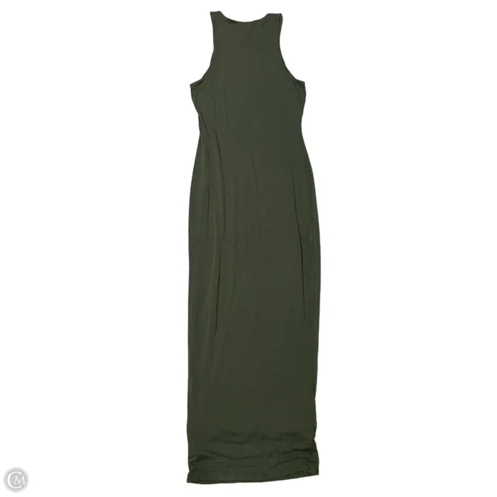 Dress Casual Maxi By Good American In Green, Size: Xs