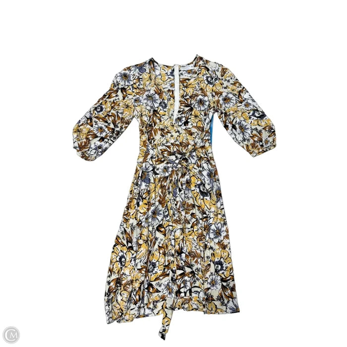Dress Casual Midi By Faithfull the Brand In Floral Print, Size: M