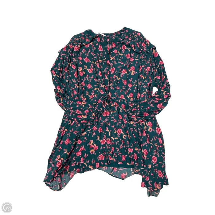 Dress Casual Short By Free People In Floral Print, Size: S